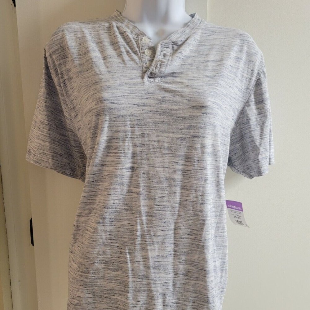 Paper Denim & Cloth Shirt Athletic Stretch Fabric Size Medium